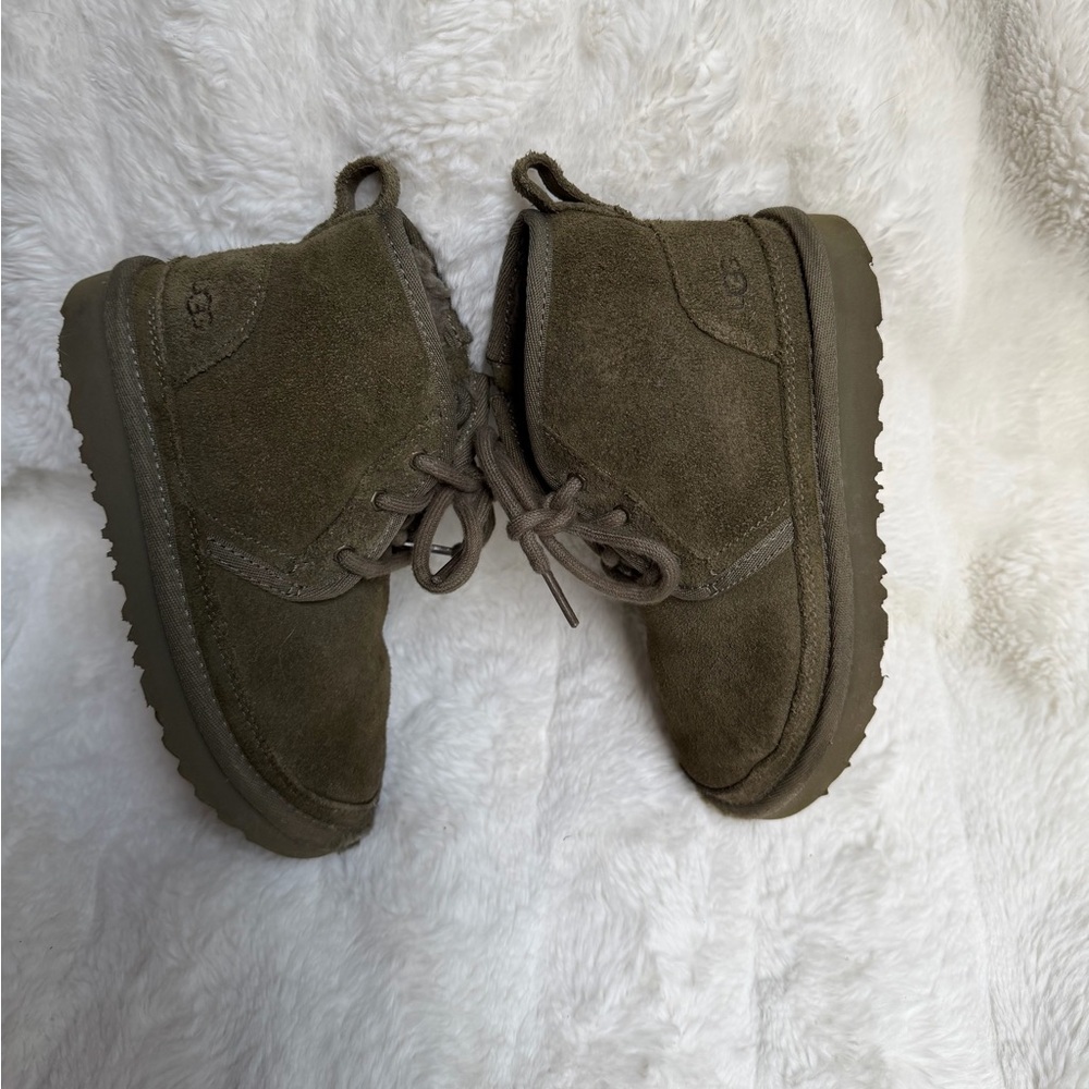 UGG Neumel II Kids' Toddler Boot Suede Classic Burnt Olive Size 12
